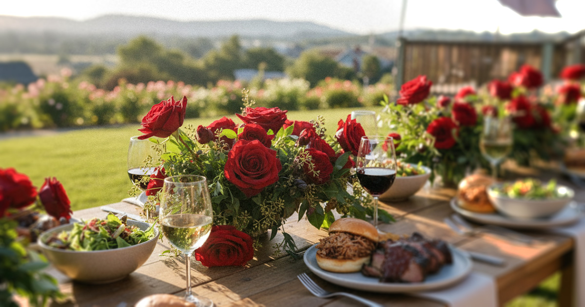 Elegant Catering Table