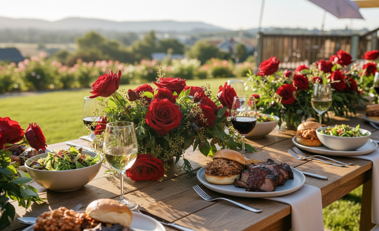 Elegant Catering Table